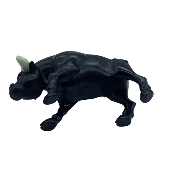 Vtg Burger King Toy 2000 DreamWorks Black Headbutt Bull Figure Road to El Dorado - Picture 7 of 10